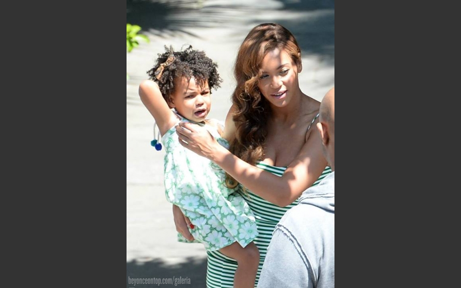 Beyonc&eacute; e Blue Ivy. 