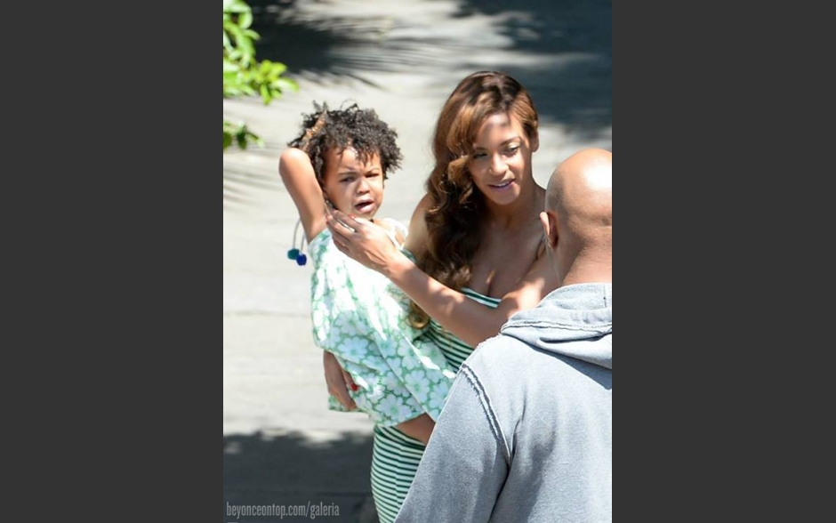 Beyonc&eacute; e Blue Ivy. 