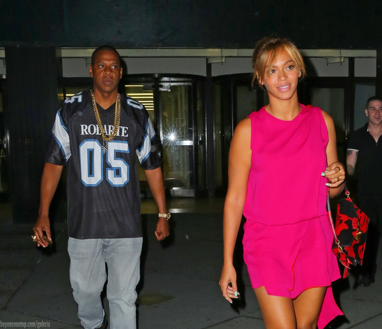 Beyonc&eacute; e Jay-Z. 