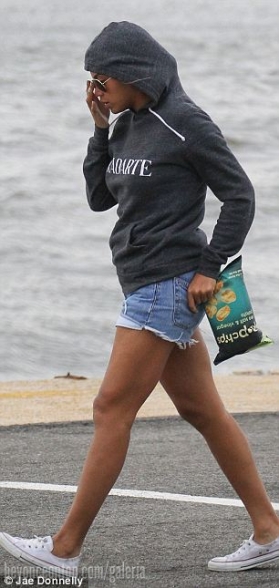 Beyonc&eacute;, Blue Ivy e Jay-Z ap&oacute;s passeio em NY. 