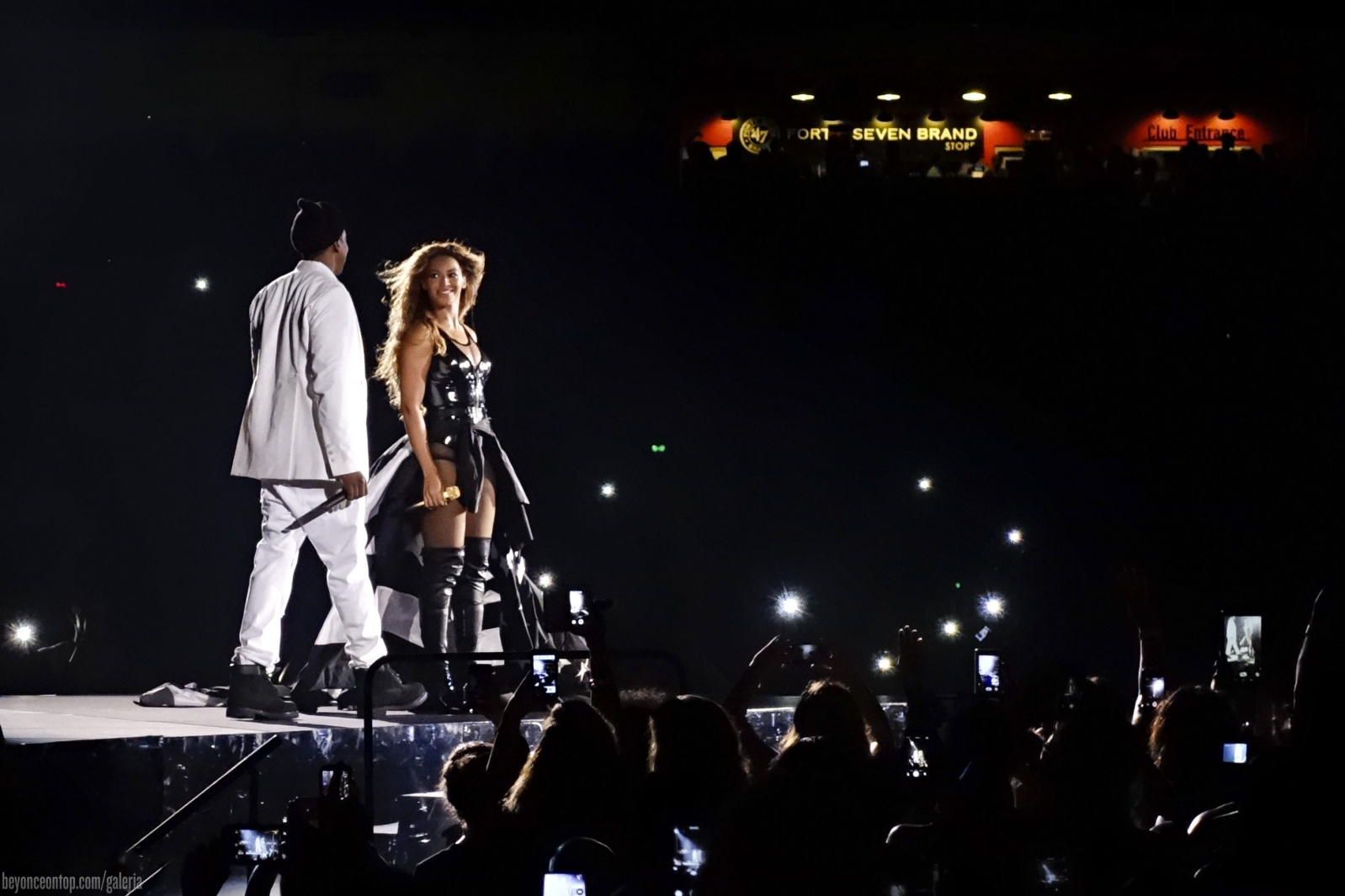 Beyonc&eacute; e Jay-Z. 