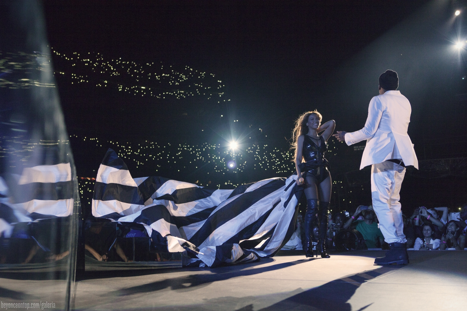 Beyonc&eacute; e Jay Z. 