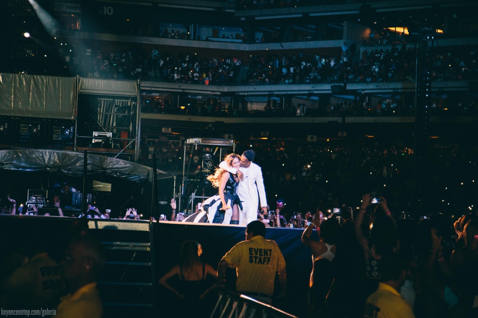 Beyonc&eacute; e Jay Z. 