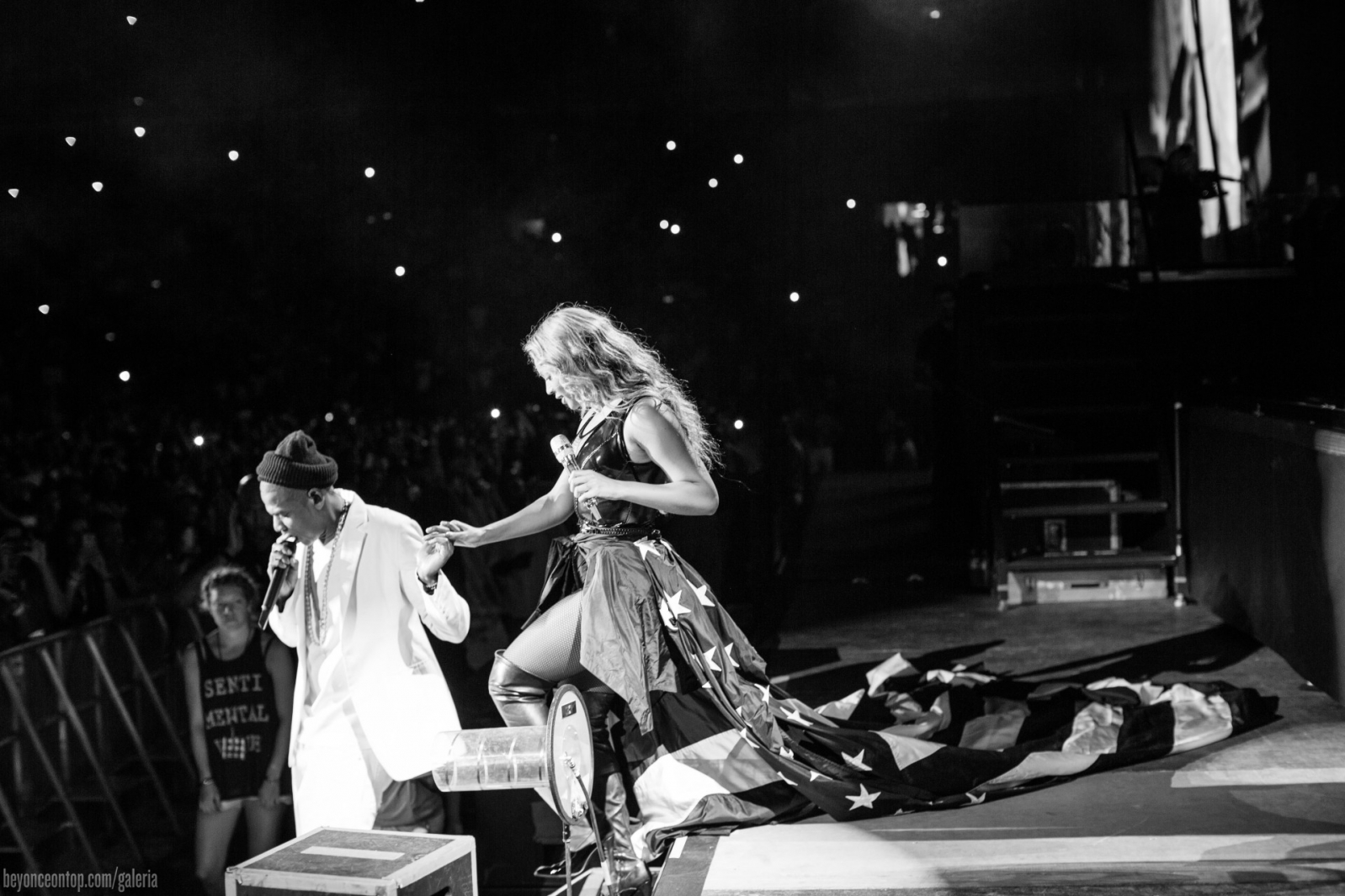 Beyonc&eacute; e Jay Z. 