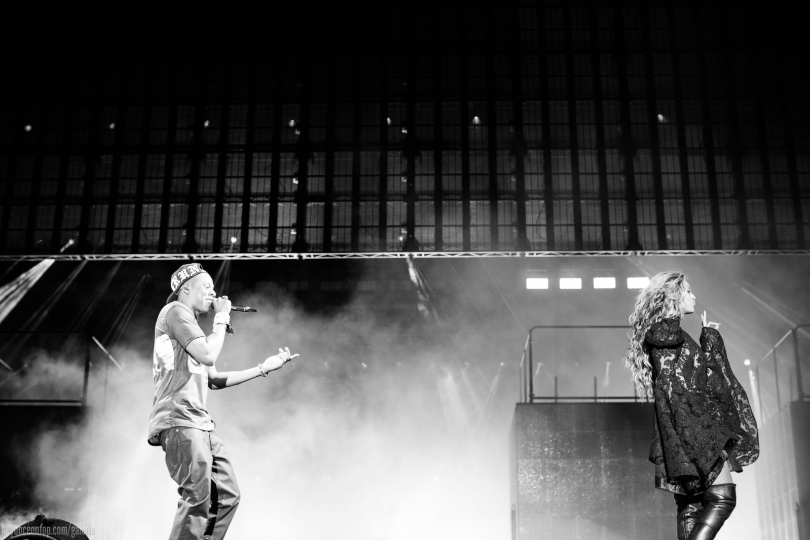 Beyonc&eacute; e Jay Z. 