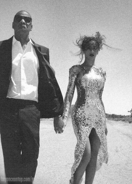 Beyonc&eacute; e Jay Z. 