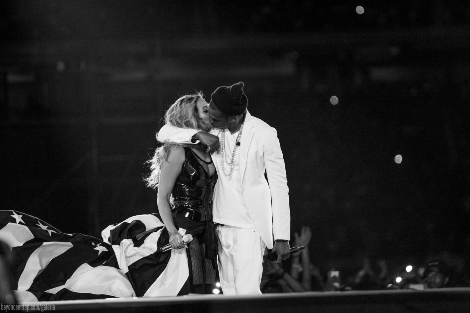 Beyonc&eacute; e Jay Z levaram a turn&ecirc; 'On The Run' para Atlanta. 