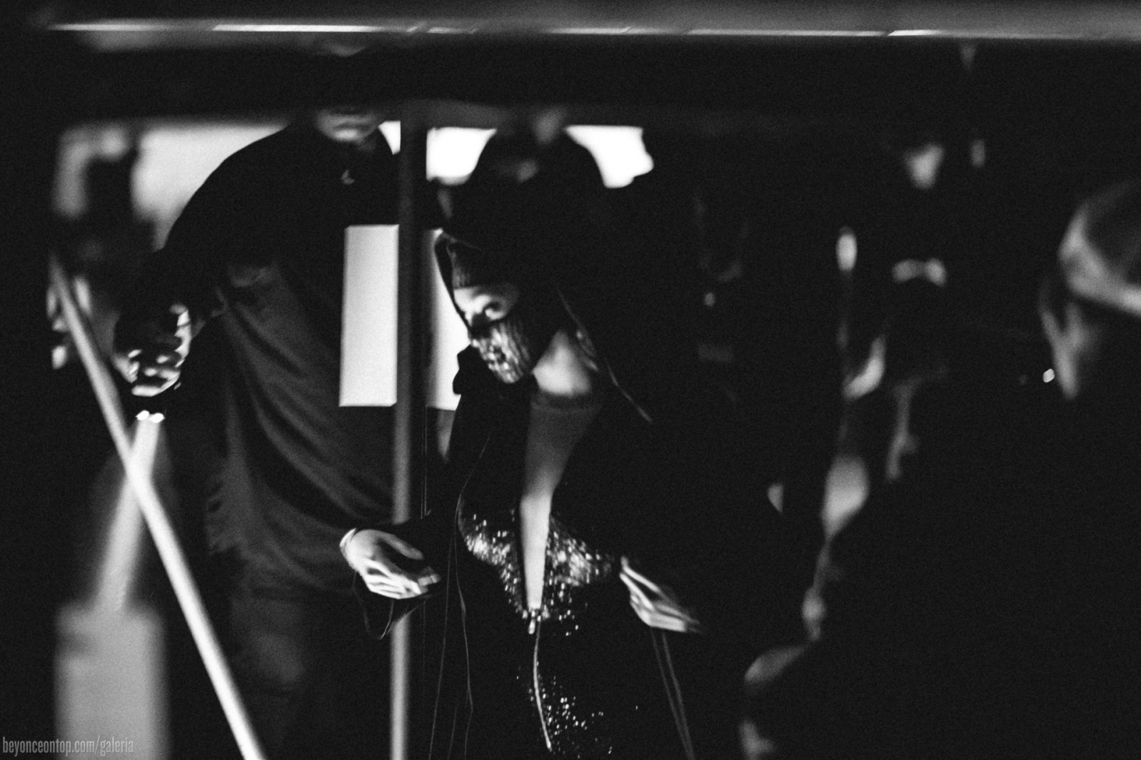 Beyonc&eacute; e Jay Z se apresentam em New Orleans. 