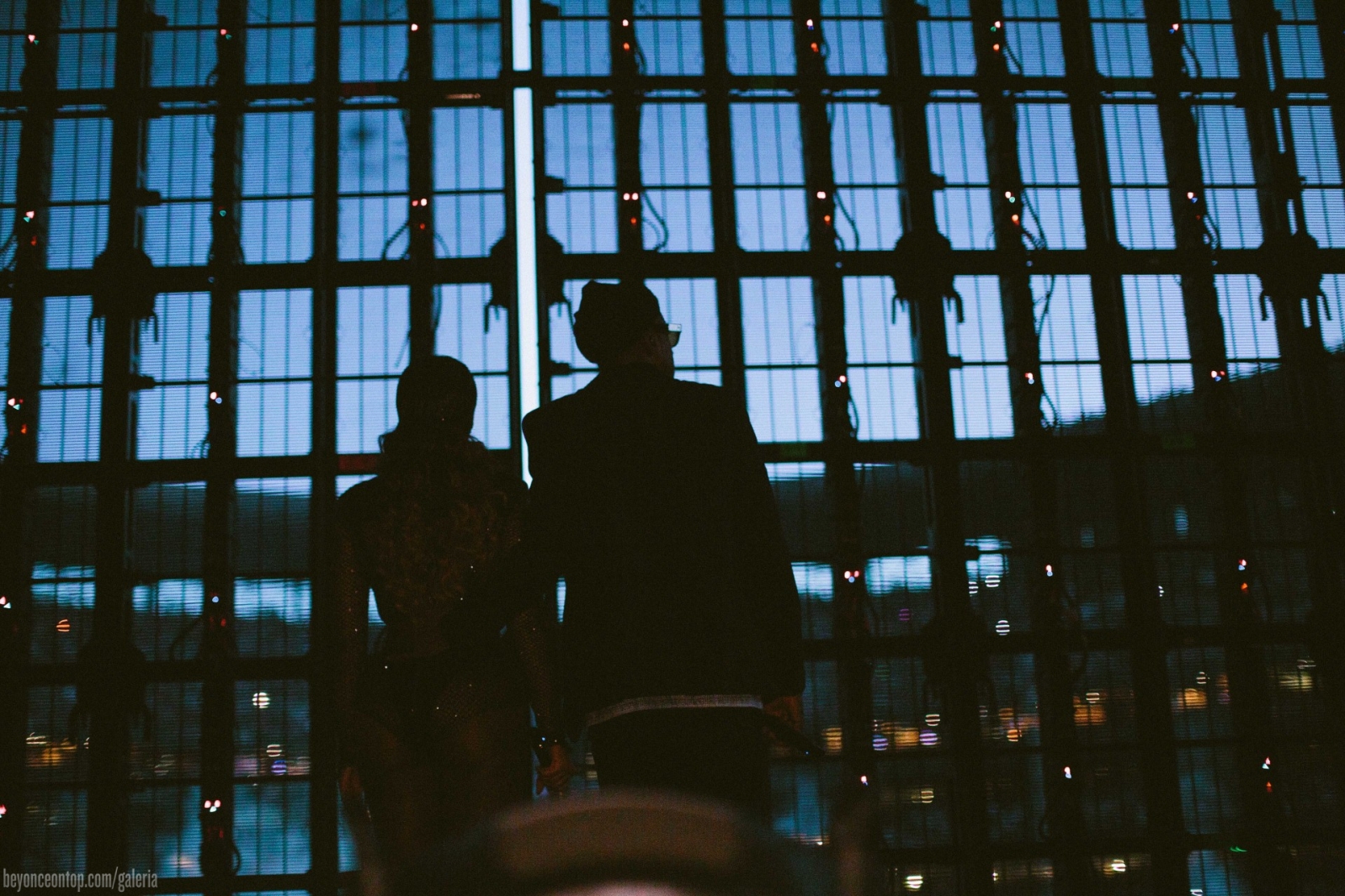 Beyonc&eacute; e Jay Z se apresentam em Seattle. 