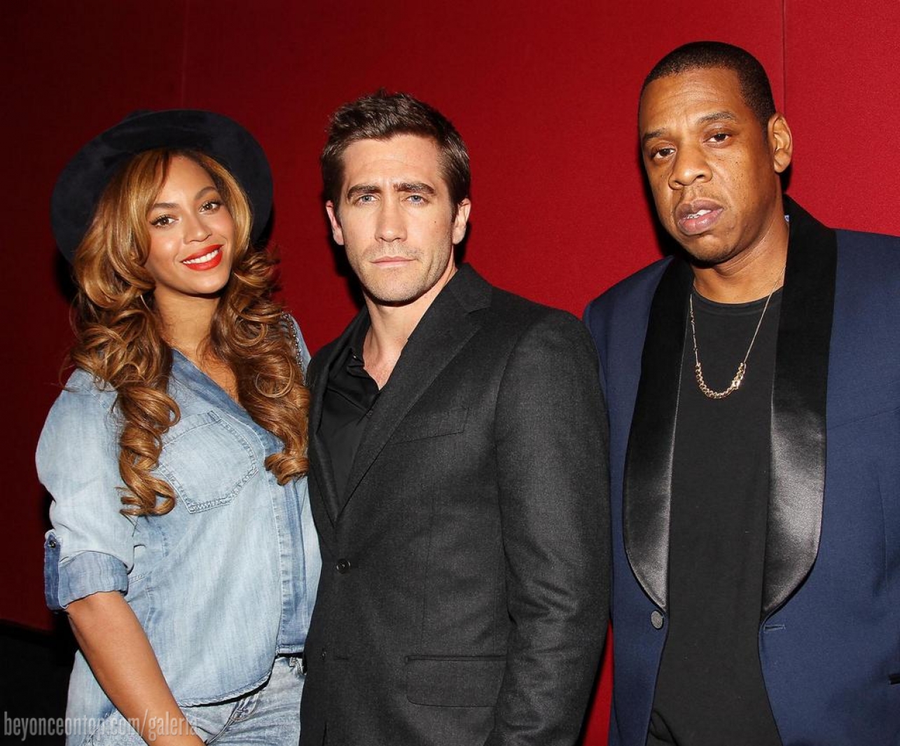 O casal foi prestigiar Jake Gyllenhaal na premi&egrave;re do filme 'Nightcrawler' em NY