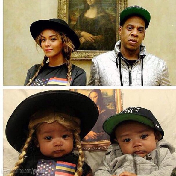 Inspira&ccedil;&atilde;o: Beyonc&eacute; e Jay Z em visita ao museu do Louvre, em Paris
