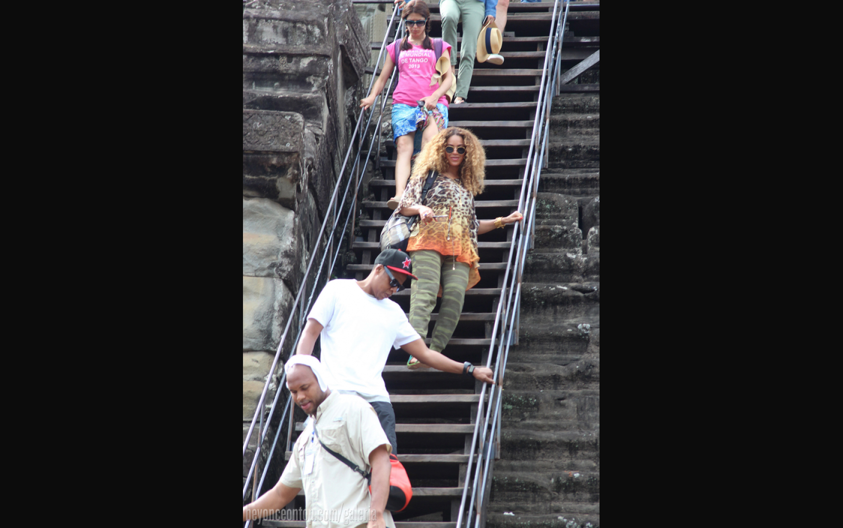 Beyonc&eacute; e Jay Z em Cambodia