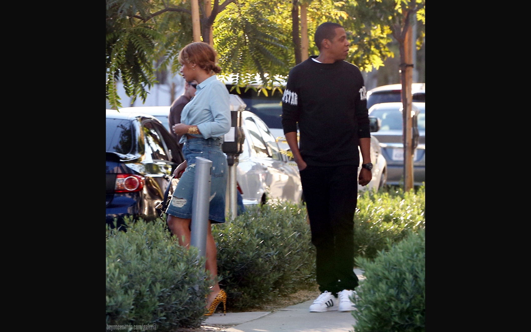 Beyonc&eacute; e Jay Z deixam o restaurante