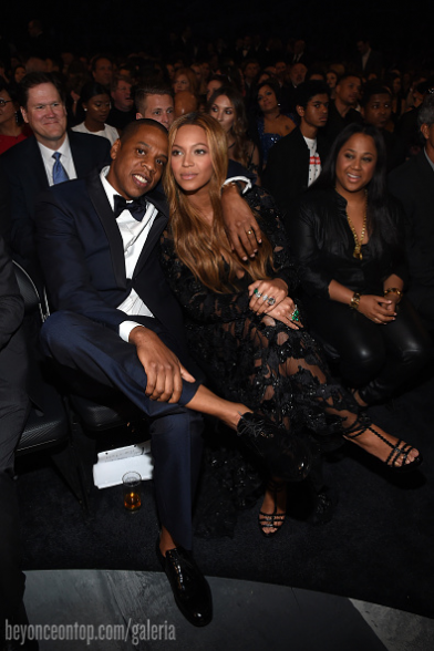 Jay Z e Beyonc&eacute; no Grammy Awards 2015