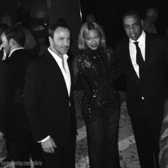 Beyonc&eacute;, Jay Z e Tom Ford