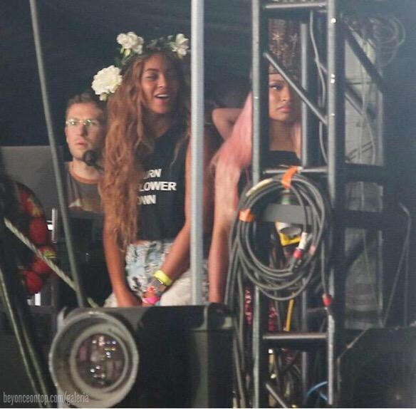 Beyonc&eacute; foi fotografada no Coachella