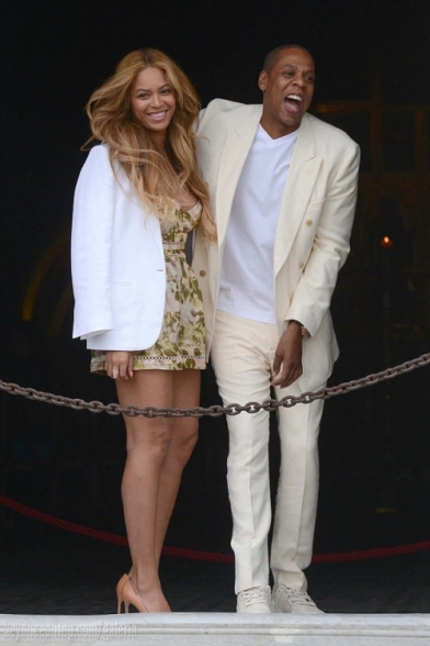 Beyonc&eacute; e Jay Z passaram a semana juntos na It&aacute;lia