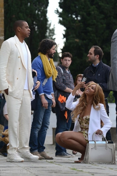 Beyonc&eacute; e Jay Z passaram a semana juntos na It&aacute;lia