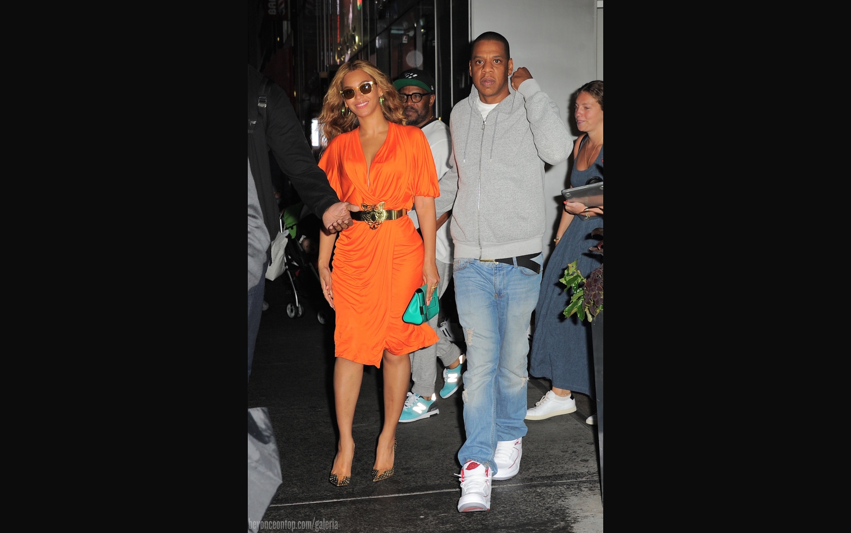 Beyonc&eacute; e Jay Z foram vistos em Nova Iorque ap&oacute;s retornar da It&aacute;lia