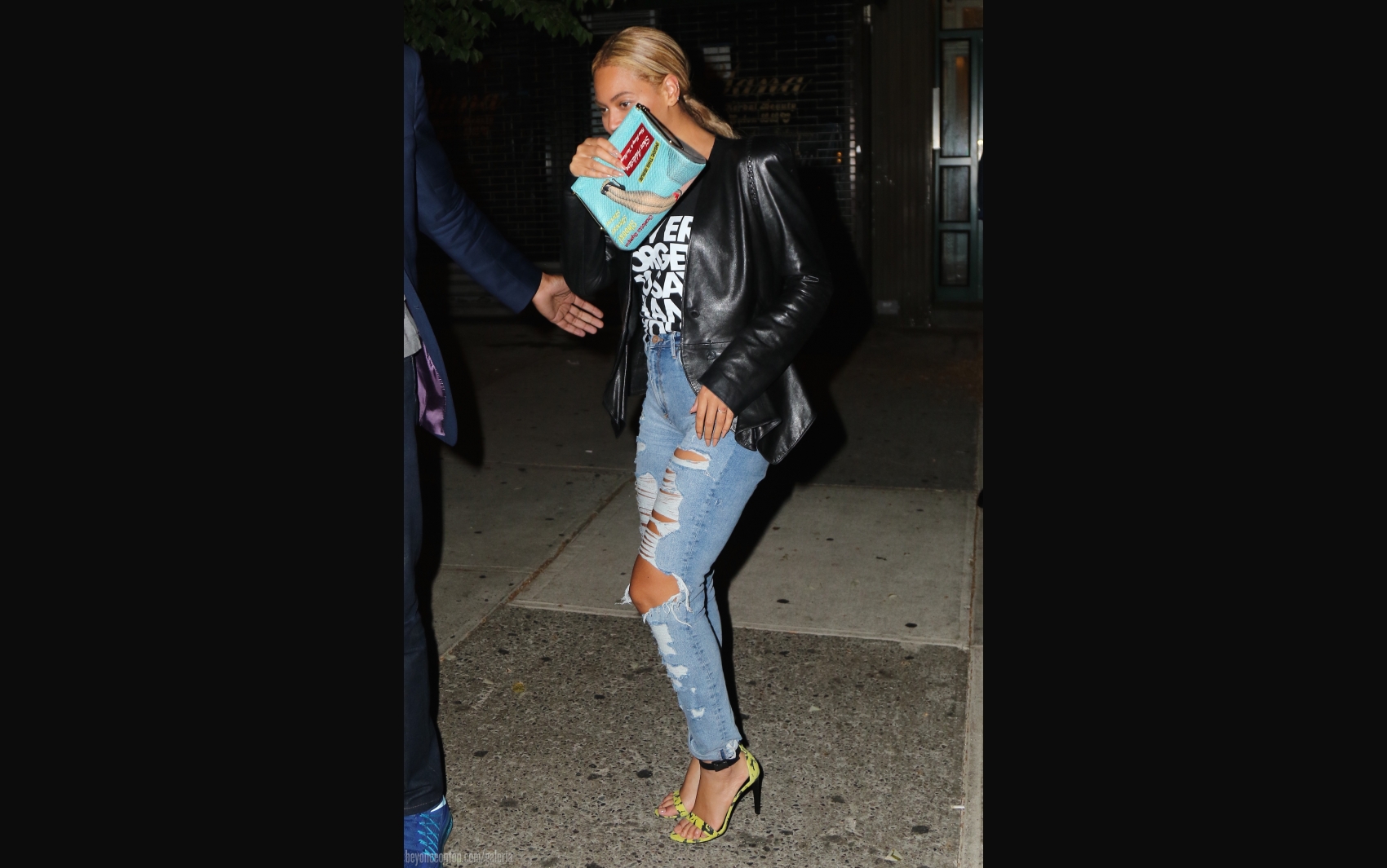 Beyonc&eacute; jantou com a fam&iacute;lia em Nova Iorque