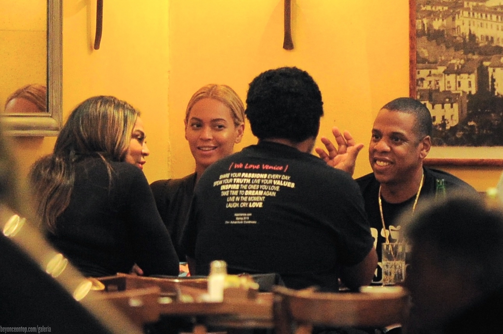 Beyonc&eacute; jantou com a fam&iacute;lia em Nova Iorque