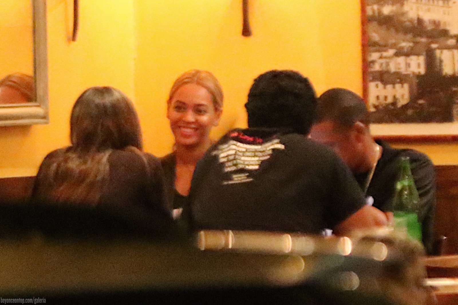 Beyonc&eacute; jantou com a fam&iacute;lia em Nova Iorque