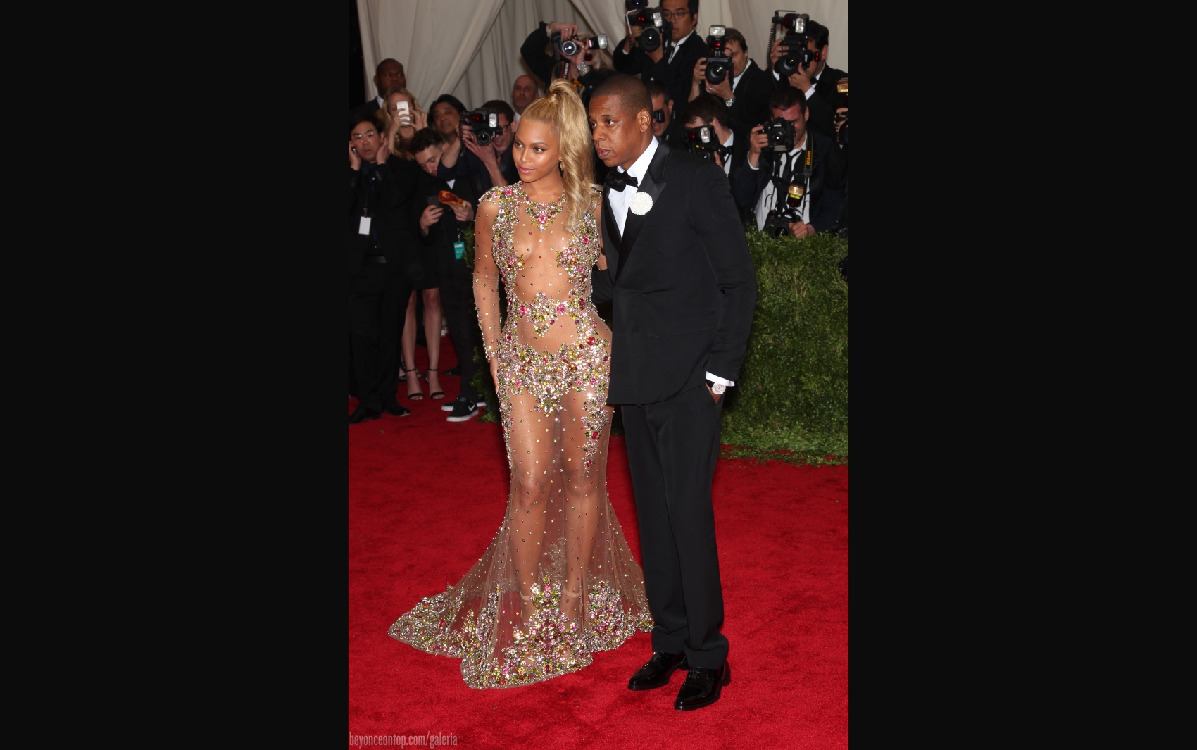 Beyonc&eacute; e Jay Z no MET Gala 2015