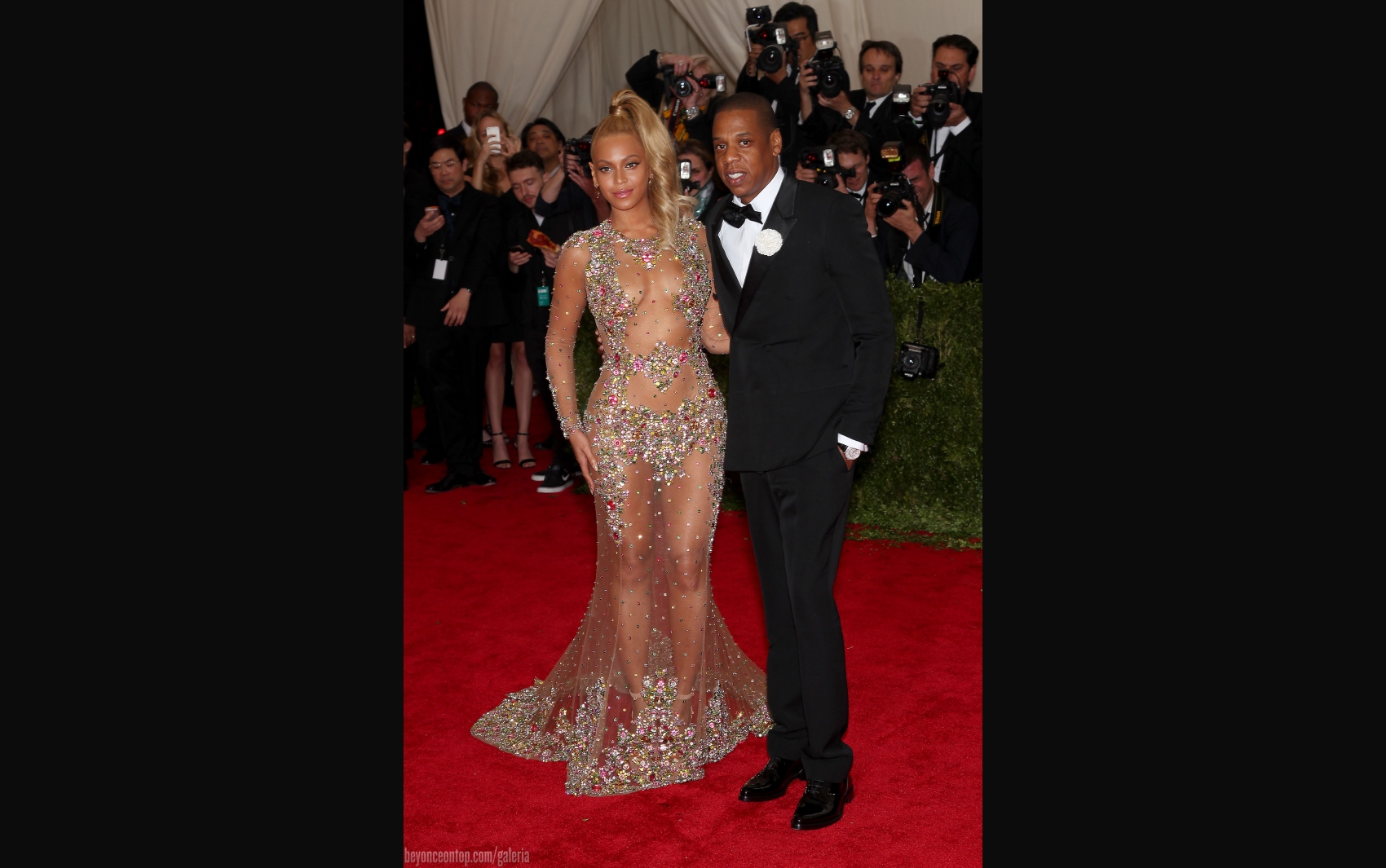 Beyonc&eacute; e Jay Z no MET Gala 2015