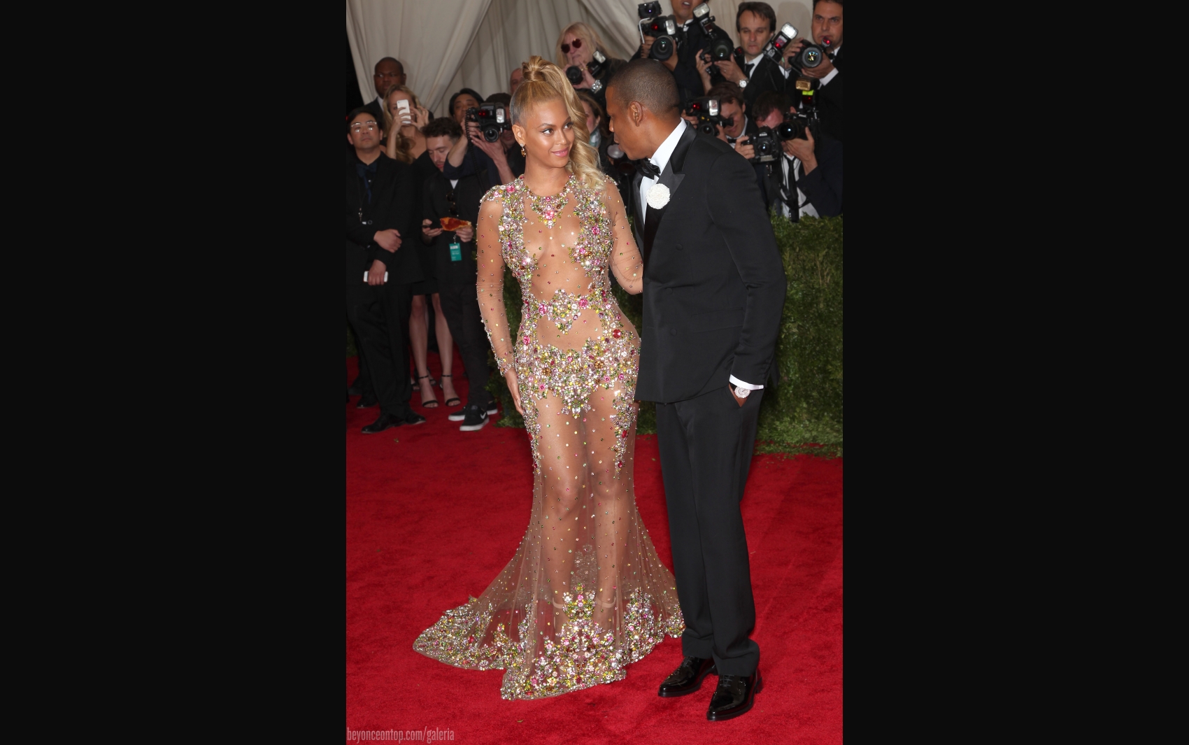 Beyonc&eacute; e Jay Z no MET Gala 2015