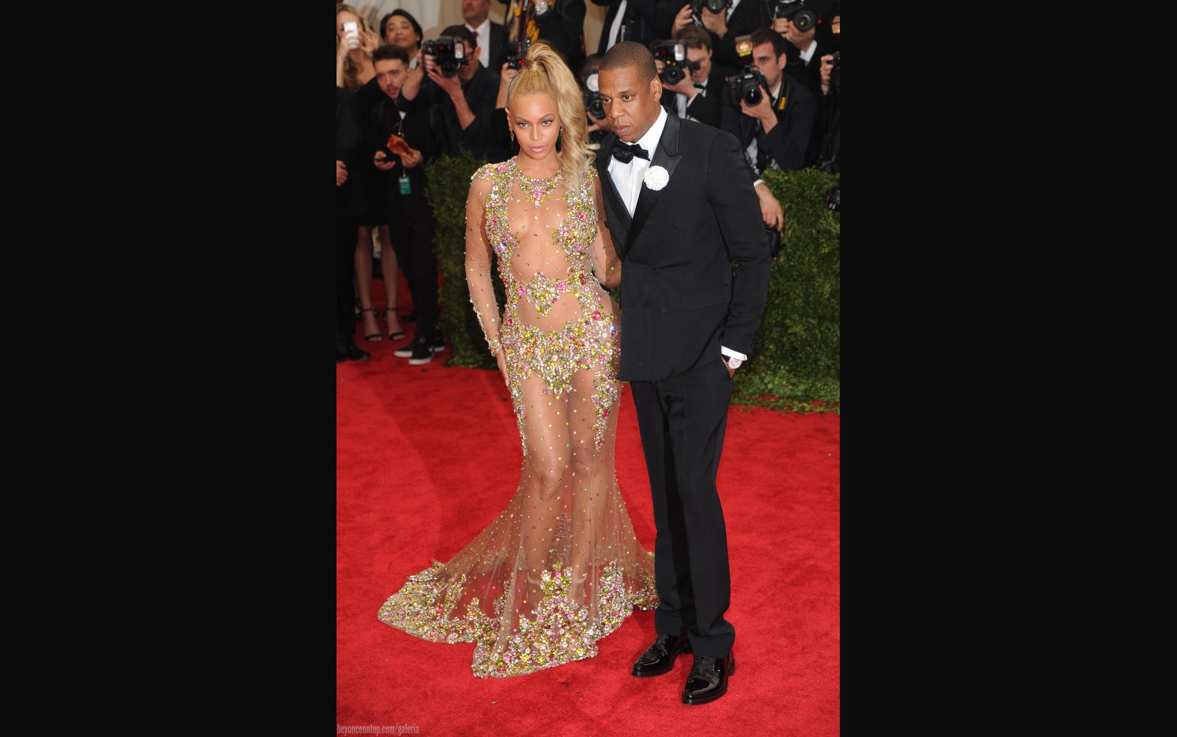 Beyonc&eacute; e Jay Z no MET Gala 2015