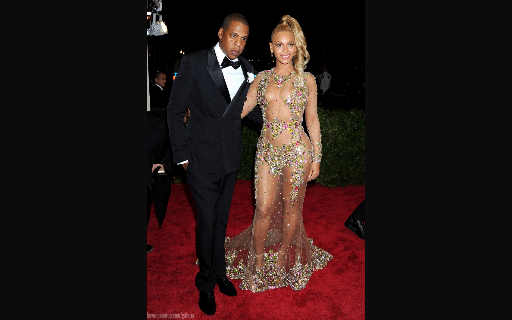 Beyonc&eacute; e Jay Z no MET Gala 2015