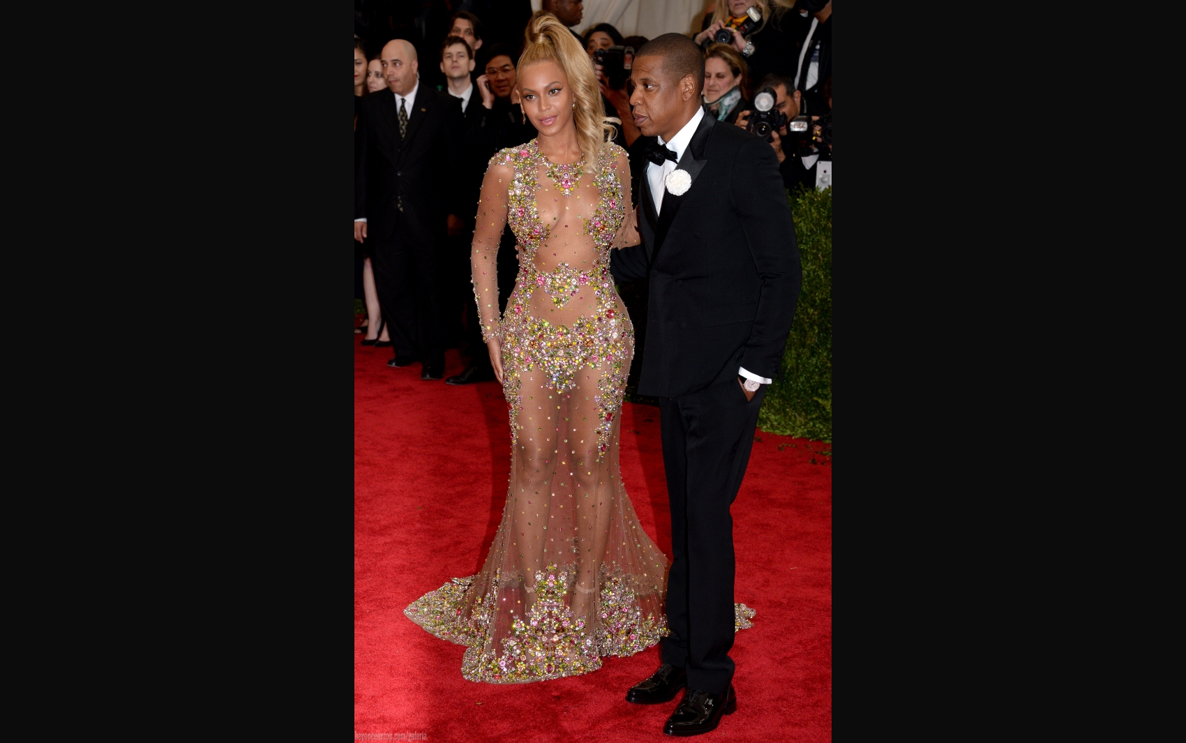 Beyonc&eacute; e Jay Z no MET Gala 2015