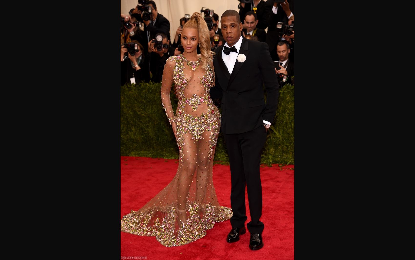Beyonc&eacute; e Jay Z no MET Gala 2015