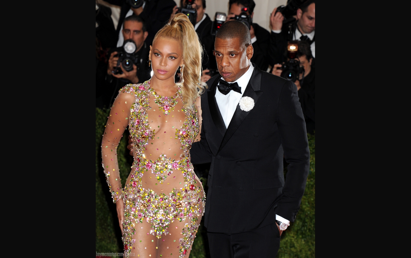 Beyonc&eacute; e Jay Z no MET Gala 2015