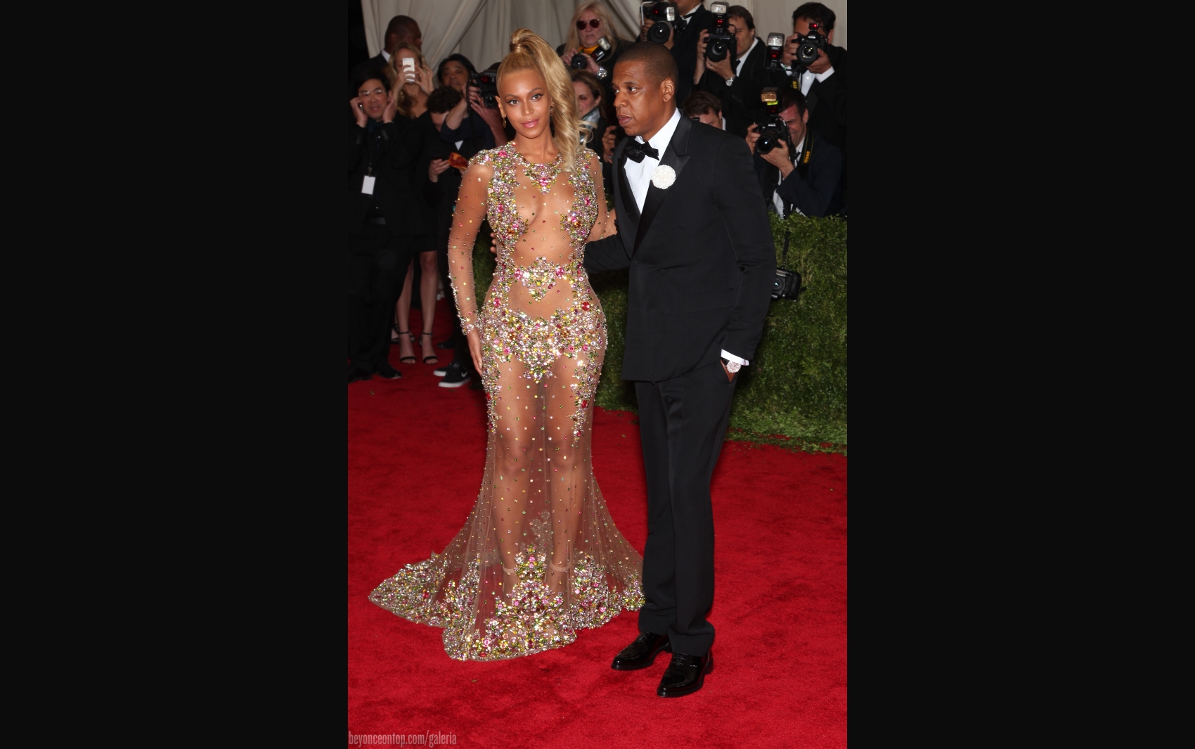 Beyonc&eacute; e Jay Z no MET Gala 2015