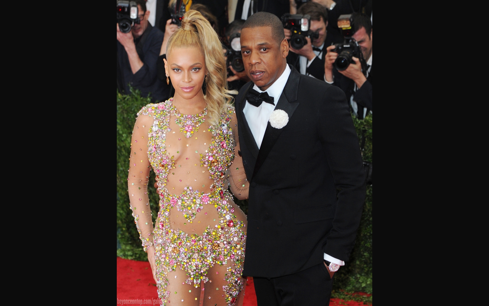 Beyonc&eacute; e Jay Z no MET Gala 2015