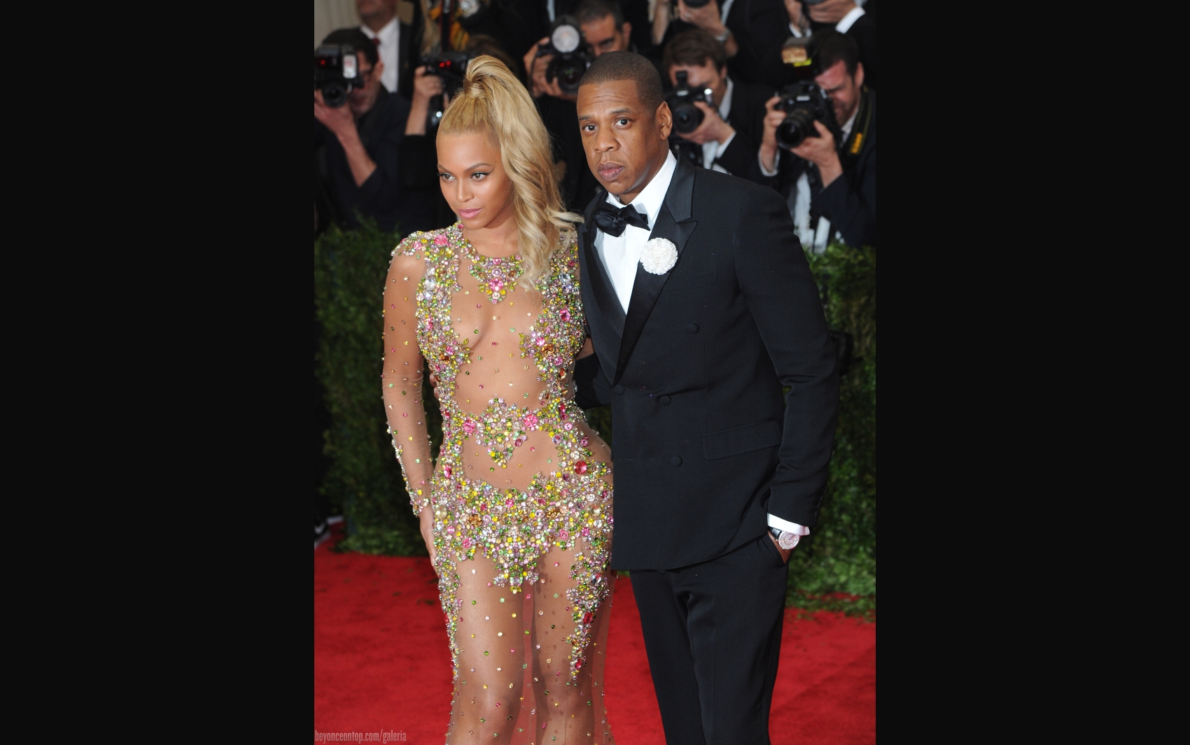 Beyonc&eacute; e Jay Z no MET Gala 2015