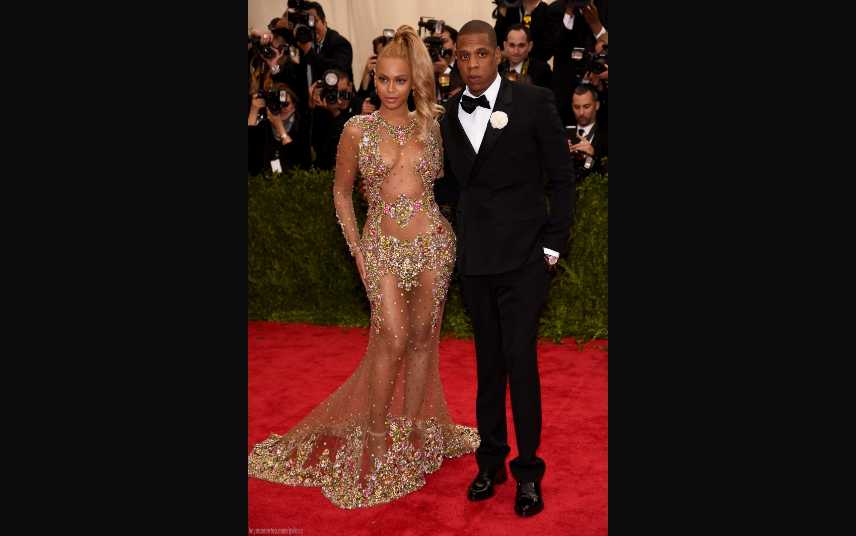 Beyonc&eacute; e Jay Z no MET Gala 2015