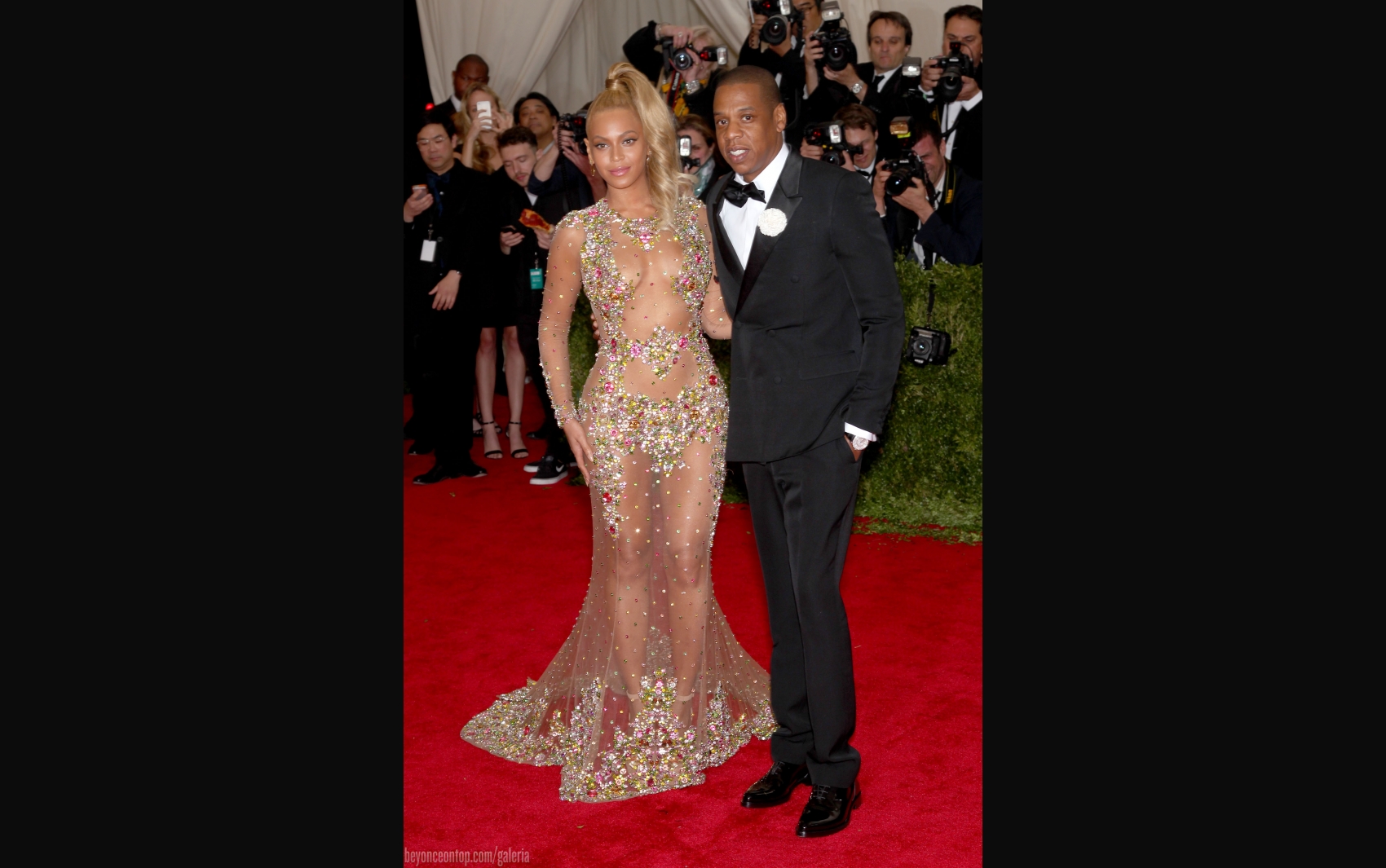 Beyonc&eacute; e Jay Z no MET Gala 2015