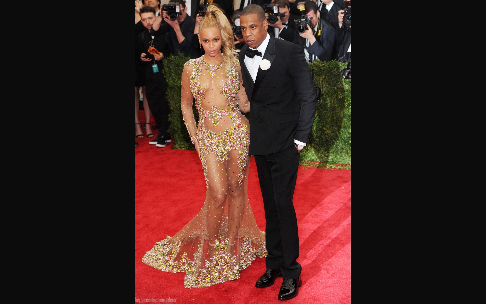 Beyonc&eacute; e Jay Z no MET Gala 2015