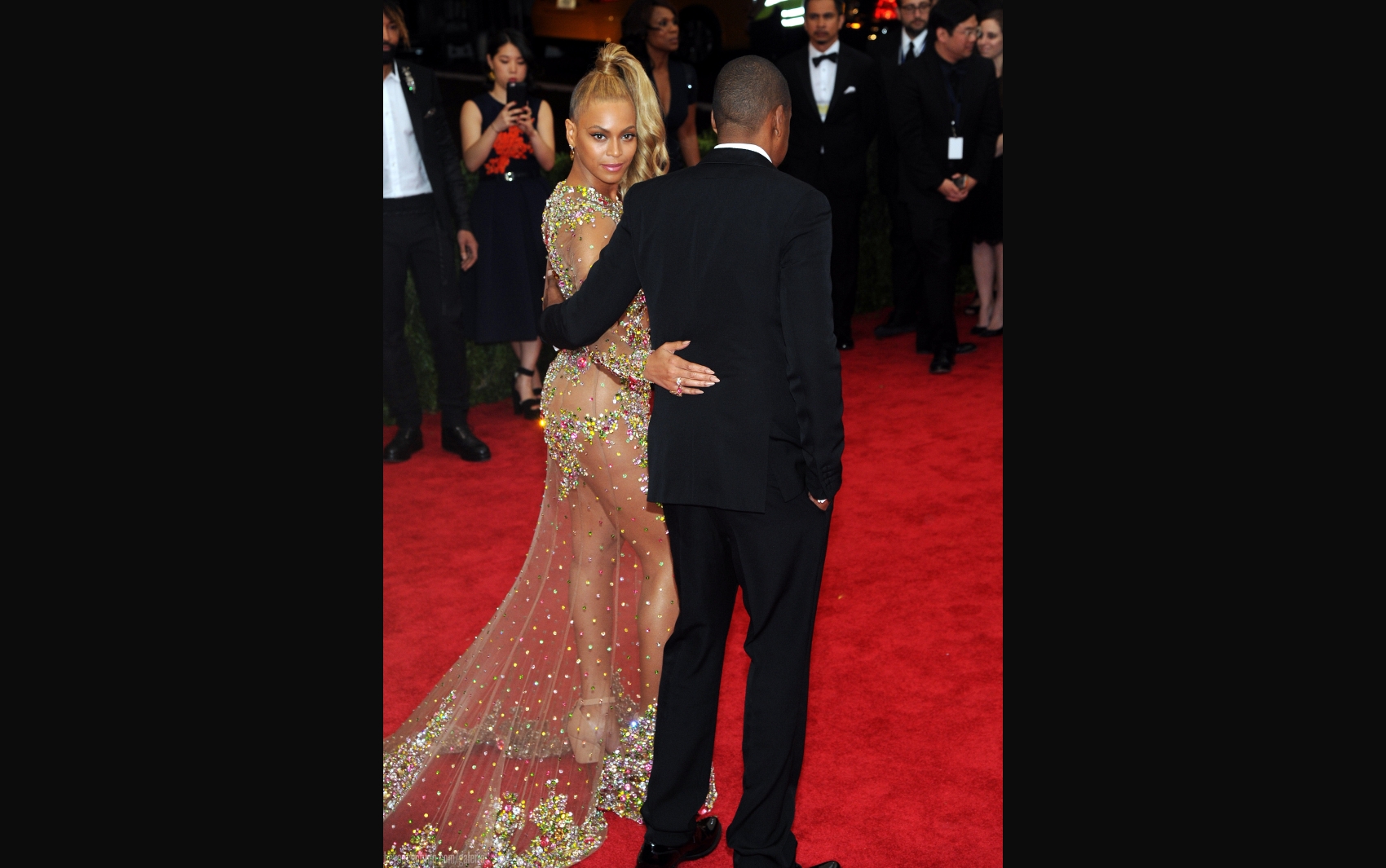Beyonc&eacute; e Jay Z no MET Gala 2015