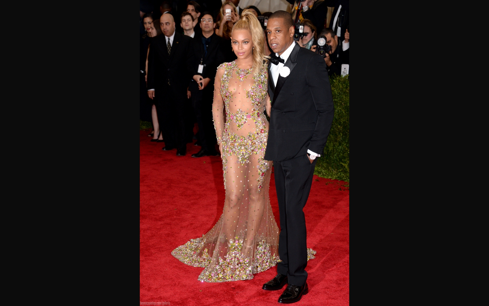 Beyonc&eacute; e Jay Z no MET Gala 2015