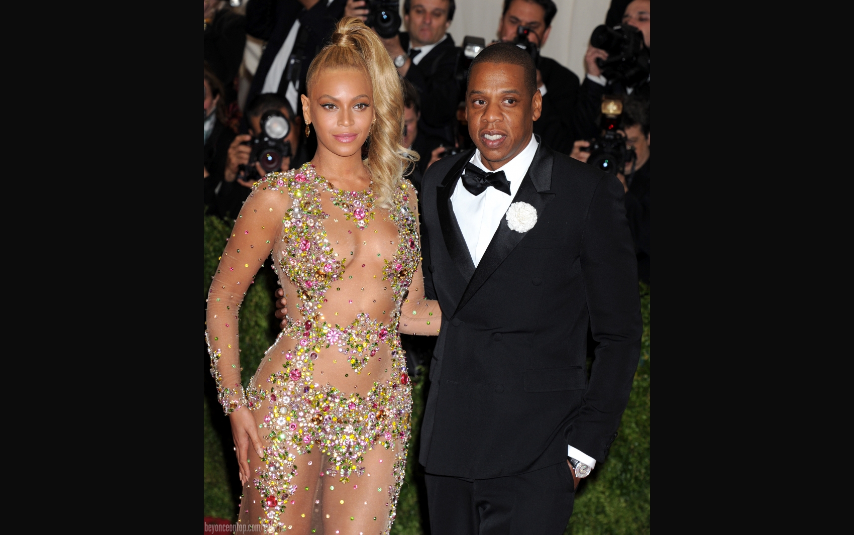 Beyonc&eacute; e Jay Z no MET Gala 2015