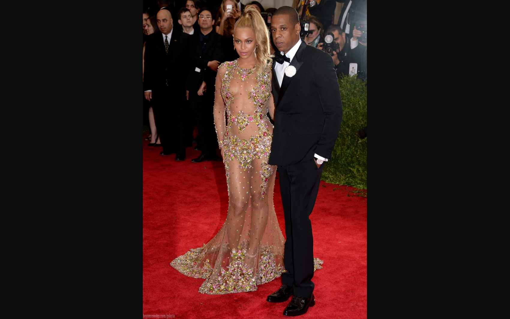 Beyonc&eacute; e Jay Z no MET Gala 2015