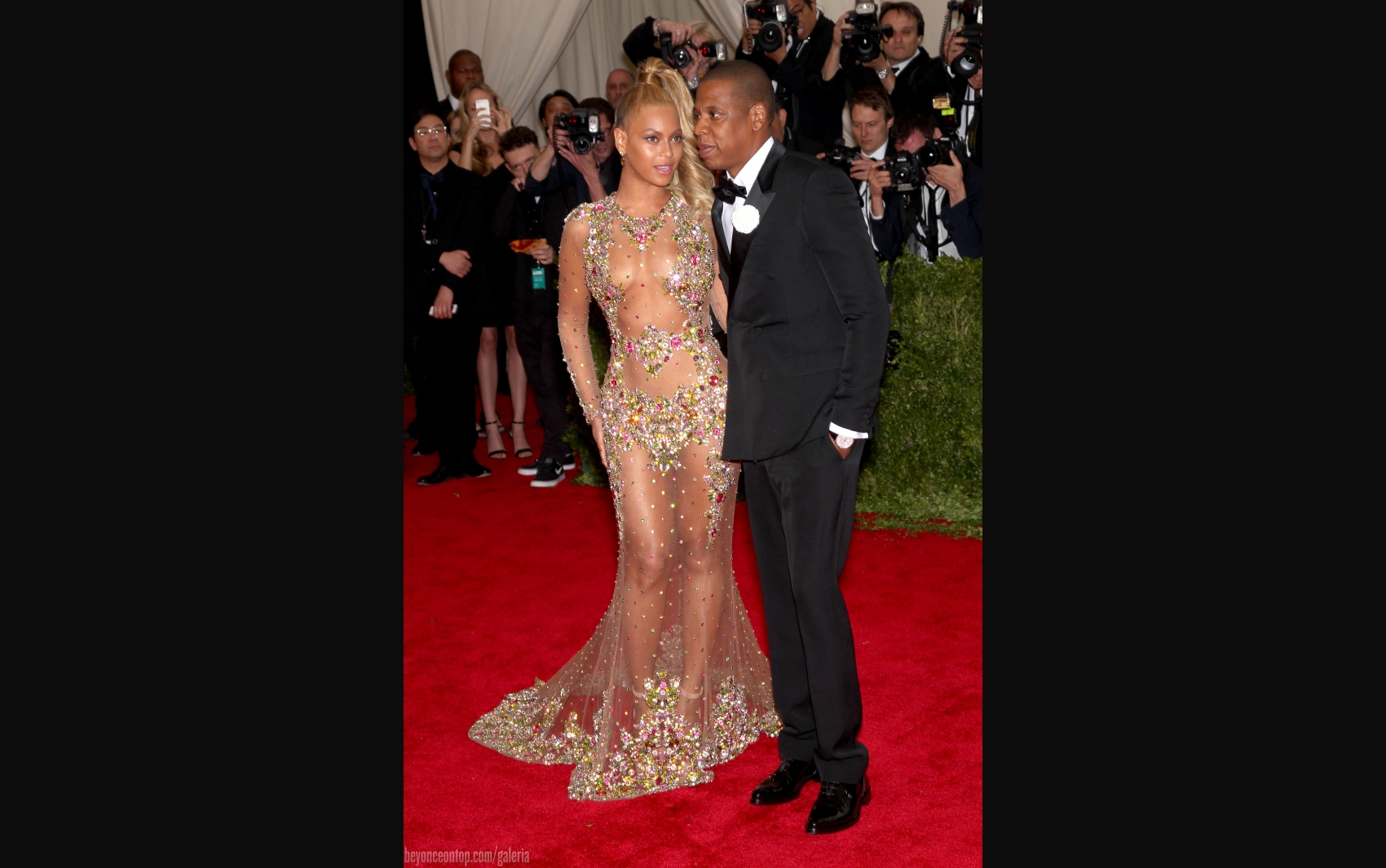 Beyonc&eacute; e Jay Z no MET Gala 2015