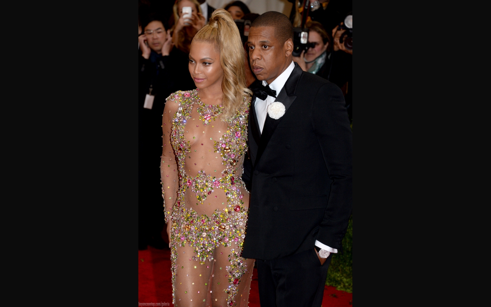 Beyonc&eacute; e Jay Z no MET Gala 2015