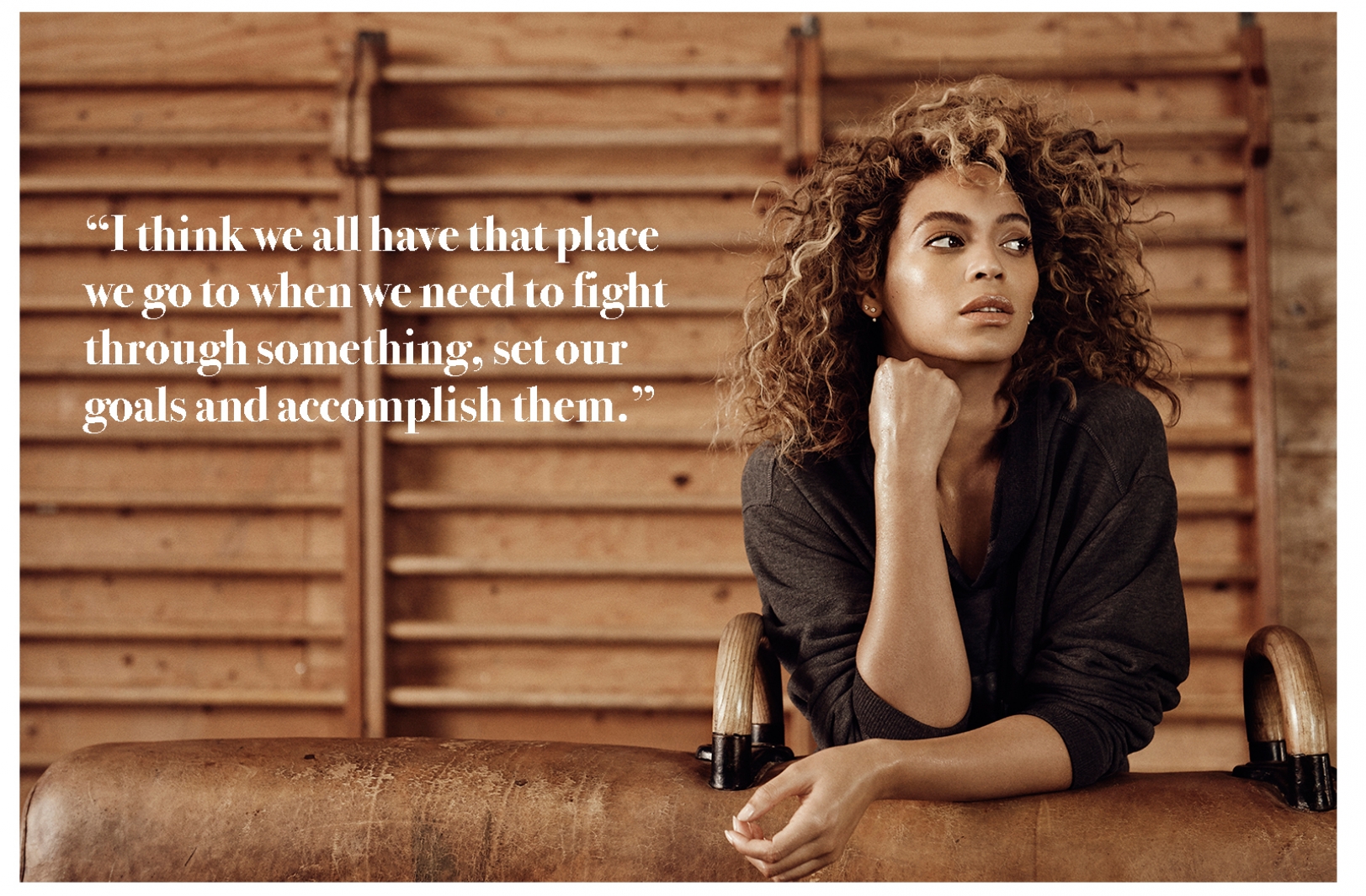 Beyonc&eacute; para a ELLE Magazine; maio de 2016