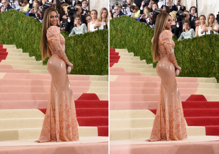 Beyonc&eacute; em vestido Givenchy no MET Gala 2016