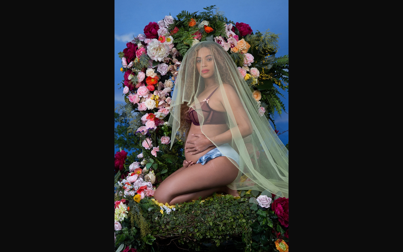 Beyonc&eacute; compartilhou imagens da sua gesta&ccedil;&atilde;o de g&ecirc;meos