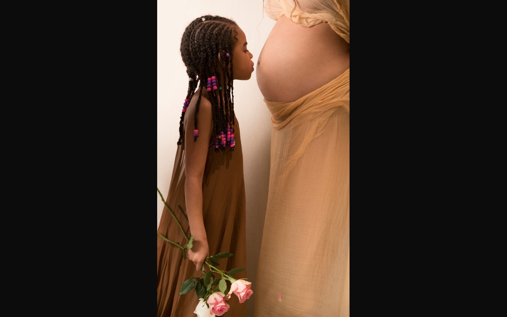 Beyonc&eacute; compartilhou imagens da sua gesta&ccedil;&atilde;o de g&ecirc;meos